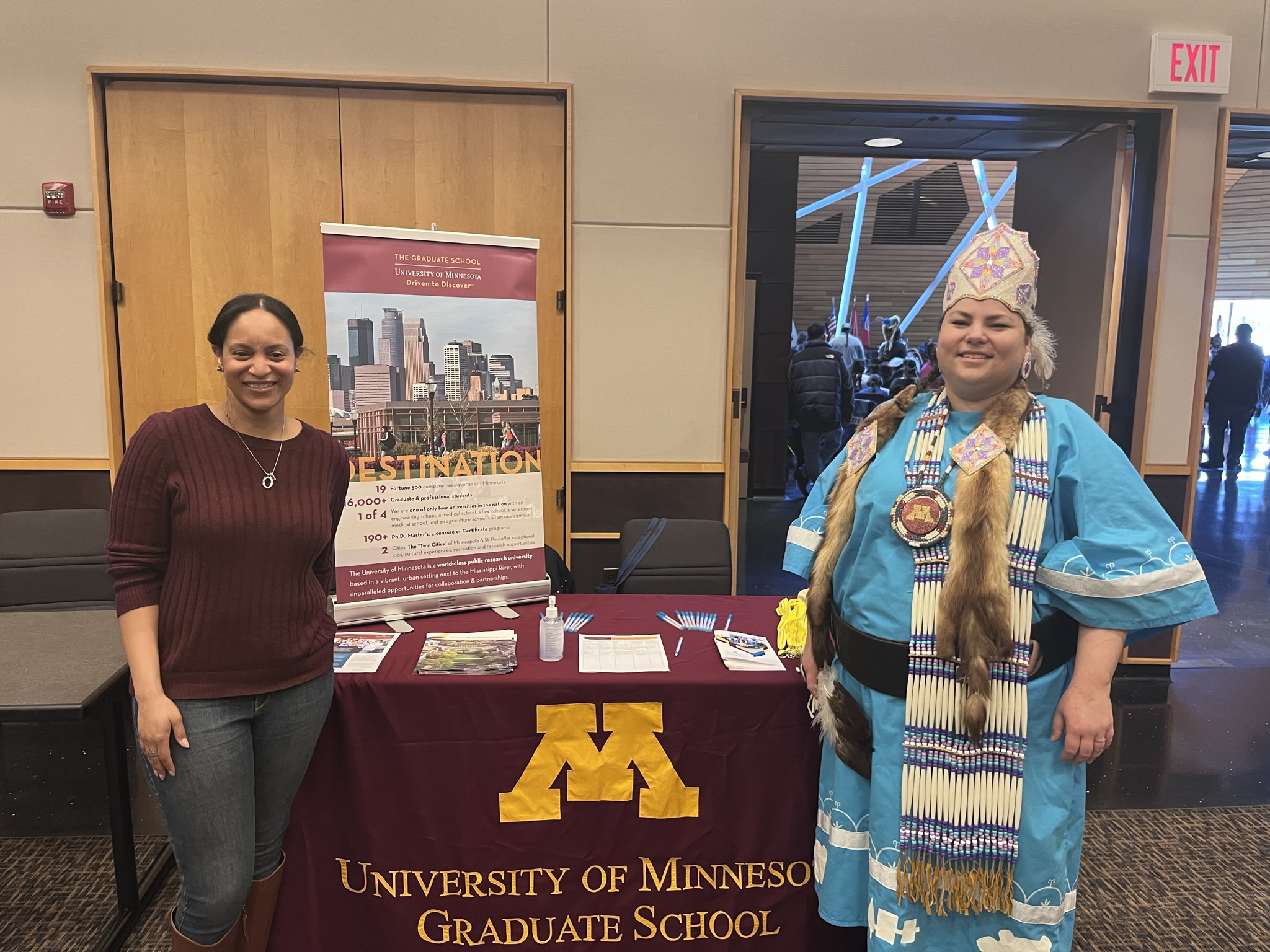 Tammy and Cori at the American Indian Student Cultural Center Powwow 2022