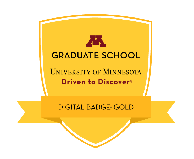 Gold Digital Badge