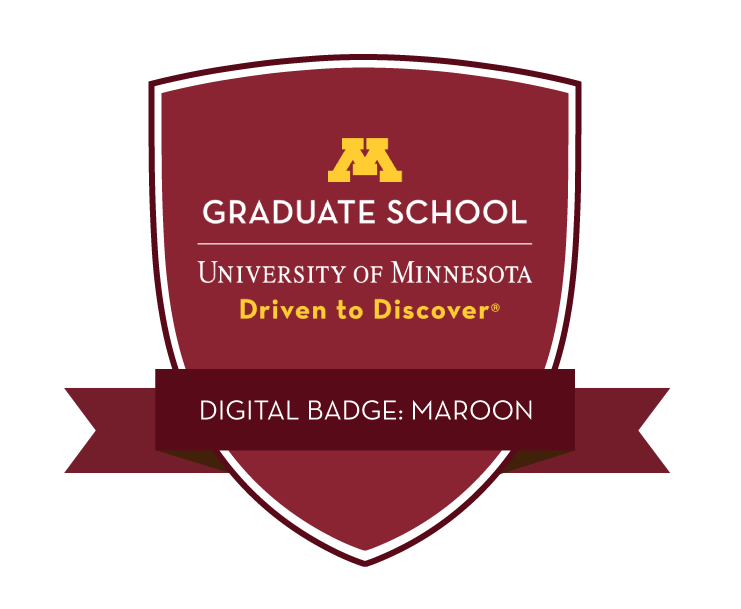 Maroon Digital Badge