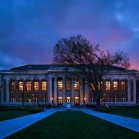 Walter Library Sunset